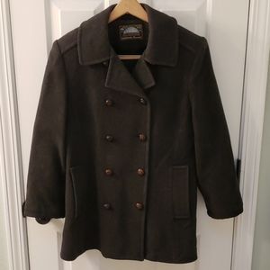 Mackintosh 100% Pure Wool Authentic Peacoat